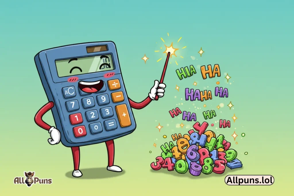 100+ Math Puns for Teachers, Students and Kids A calculator give presentation about puns