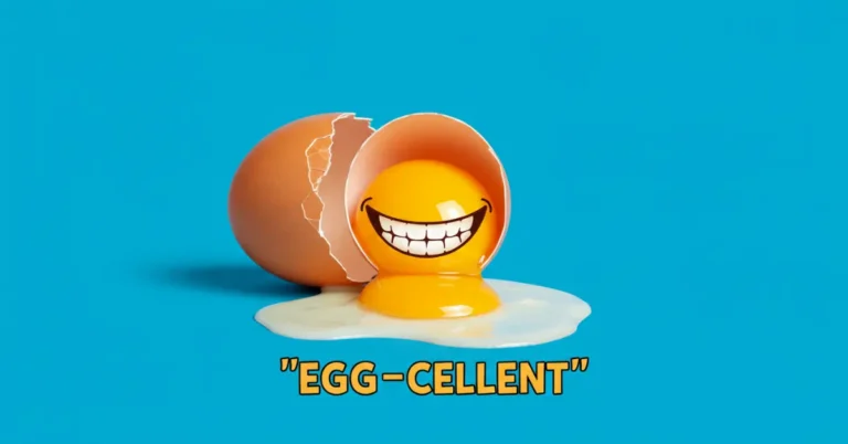 visual egg pun