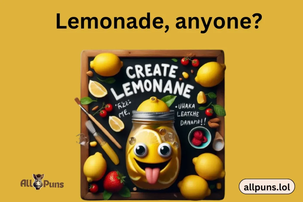 funny lemon and lemonade puns names